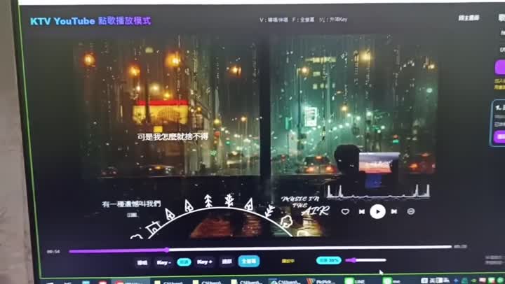 YouTube 去人聲卡拉 OK 伴唱 影片封面