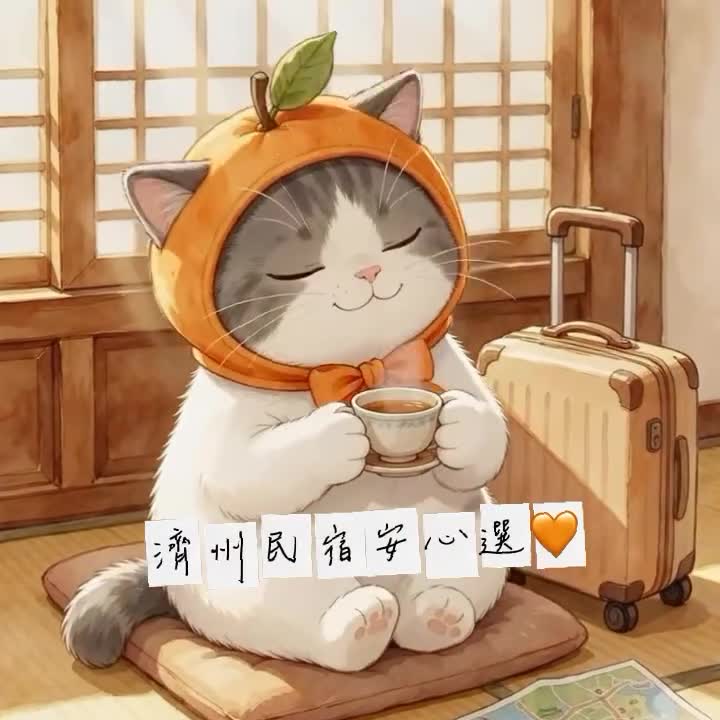 濟州韓屋喵民宿網站與角色動畫 影片封面