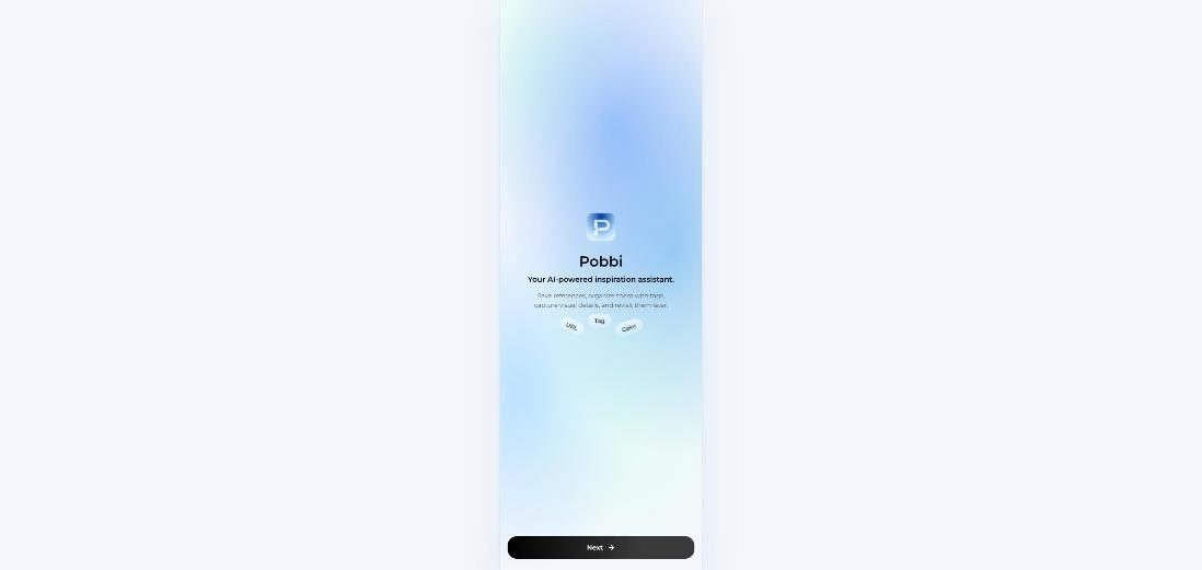 For Inspiration 靈感紀錄(Pobbi) 網站畫面
