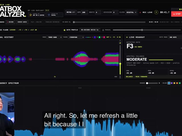Beatbox Analyzer