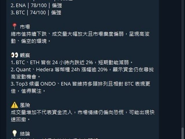 市場關注新聞簡報