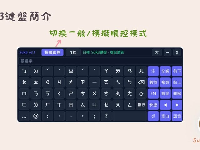 ALS 懸停觸發螢幕小鍵盤（SuKB）