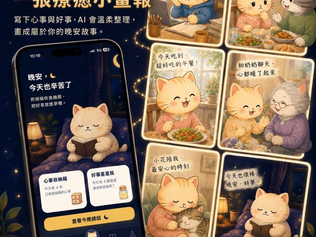 好夢收納所（晚安日記 App）