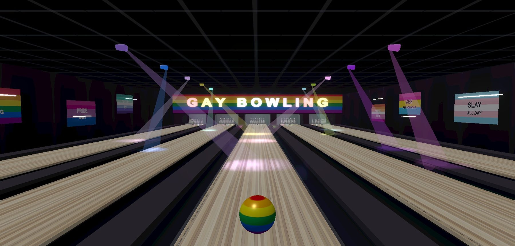 Gay Bowling(3D 保齡球遊戲) 作者附圖