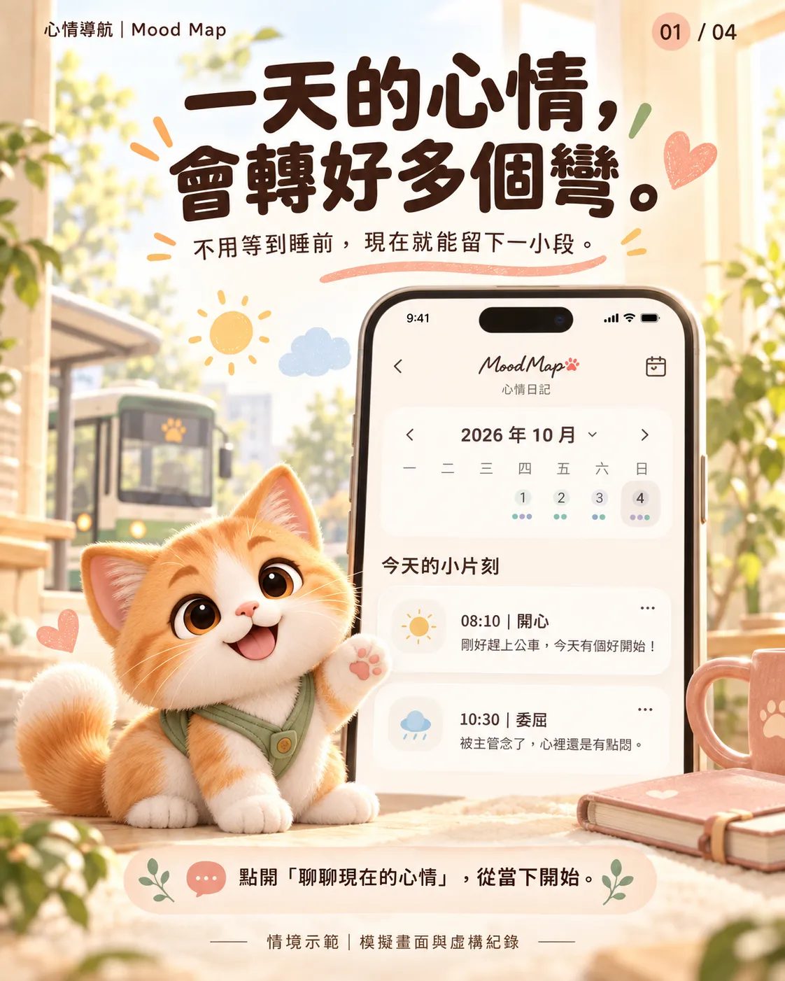 心情導航 MoodMaps 作者附圖