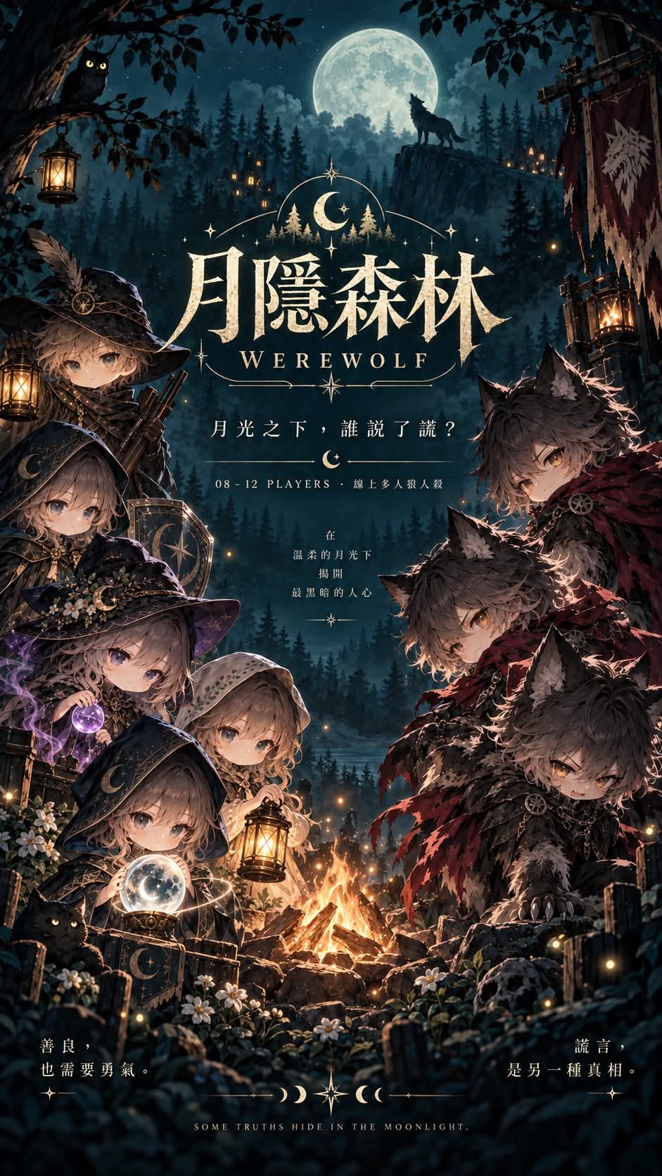 月隱森林(月木狼人殺) 作者附圖